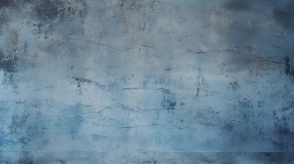 Beautiful abstract grungy blue stucco wall background in cold mood, Blue textured concrete background, generative ai