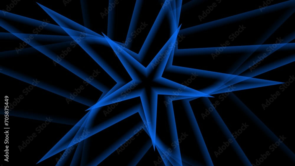 Poster diffusion of the blue wave of stars. abstract circles moves. business presentation background. abstr