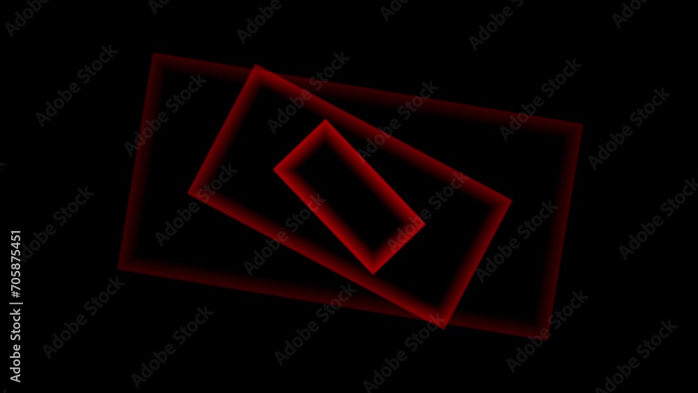 Poster abstract red rectangles moving. business presentation background. abstract template. looped animatio