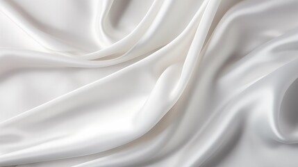 Obraz premium white silk, white fabric texture, silk, white backgrounds, satin, fabric textures, white satin, silk textures, Luxurious background design, generative ai