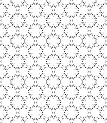 Black seamless abstract pattern. Overlay for background and backdrop. Ornamental design. PNG graphic illustration with transparent background.