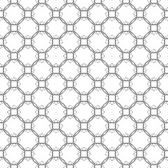 Black seamless abstract pattern. Overlay for background and backdrop. Ornamental design. PNG graphic illustration with transparent background.