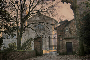 old church in the woods