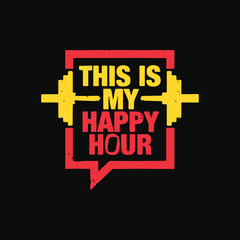 This is my happy hour tshirt design
