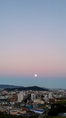 Fototapeta na wymiar blue moon florianopolis santa catarina