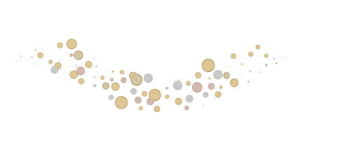 Radiant Revelry: Dynamic 3D Illustration of a Radiating gold Confetti Celebration