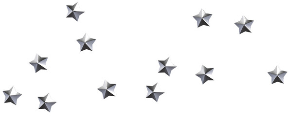 Cosmic Overture: Step Into the Allure of a 3D Gold Stars Rainfall