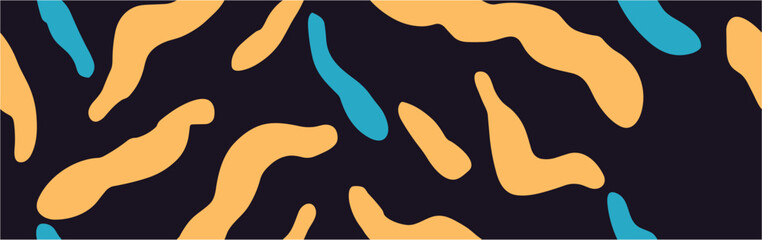 Square format. Design for prints, posters, cards, etc. Abstract contemporary template with natural floral motif. Hipster style 80s-90s. Seamless.