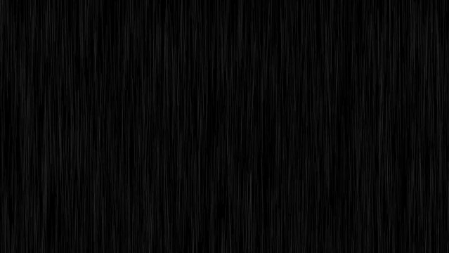 4K Rain Drops Falling. Rain on Black Background. Rain Animation. High quality