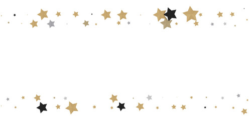 Descendant Christmas Constellations: Mind-Blowing 3D Illustration of Falling Festive Star Patterns