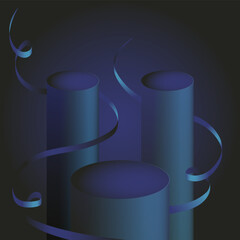 vector pedestal background