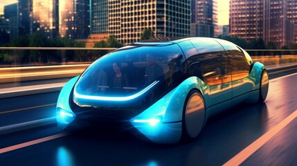 Autonomous vehicles foster the development. AI generated