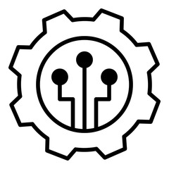 Oil drop Settings solid glyph icon