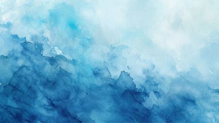 Azure Currents  Watercolor Texture