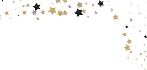 Descendant Christmas Constellations: Mind-Blowing 3D Illustration of Falling Festive Star Patterns