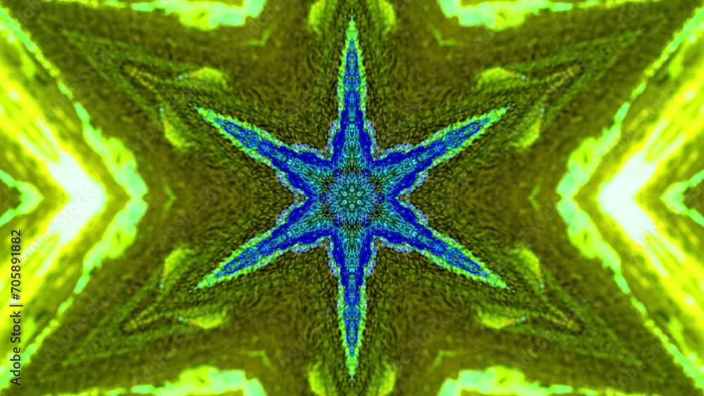 Poster abstract multicolored particles fluid isolated on black. fluid art flowing effect. psychedelic color