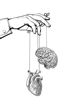 Conflict of mind and heart, two ways of love or logic