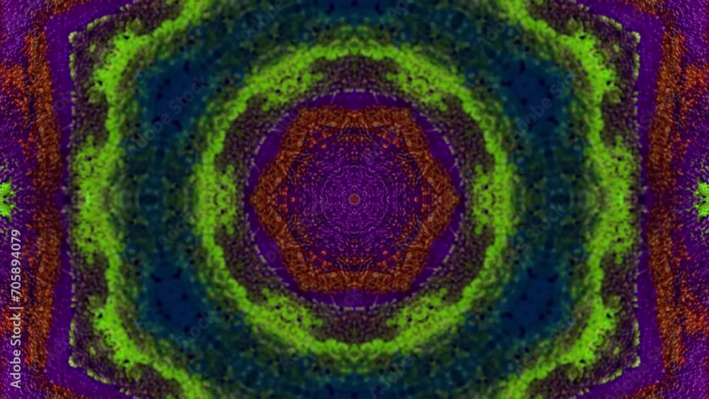 Poster abstract multicolored particles fluid isolated on black. fluid art flowing effect. psychedelic color
