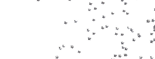 Celestial Cascades: 3D Illustration Conjures a Rainfall of Gold Stars