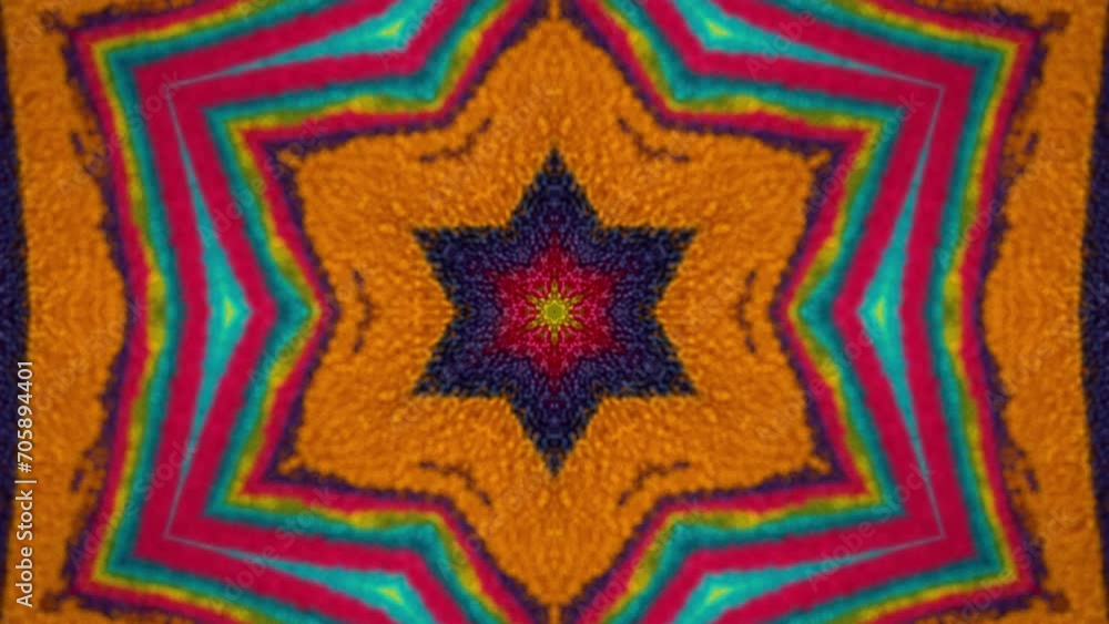 Poster abstract multicolored particles fluid isolated on black. fluid art flowing effect. psychedelic color