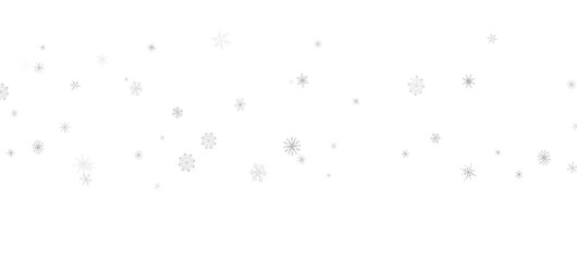 Whirling Snowstorm: Astonishing 3D Illustration Depicting Descending Festive Snowflakes