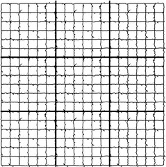 Curved seamless metal mesh.