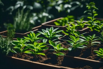 Obraz premium plant growing in a garden