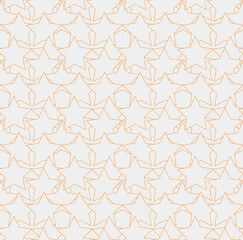 seamless geometric pattern golden mesh in Moroccan style