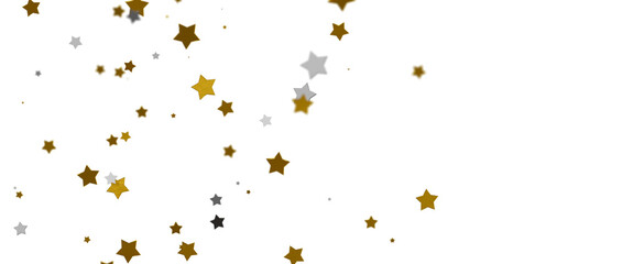 Celestial Christmas Symphony: Enthralling 3D Illustration of Falling Holiday Starbursts