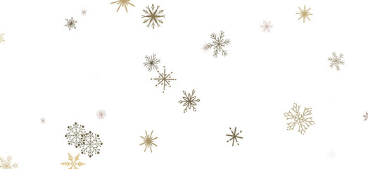 Abstract Gold Star Falling Soft Focus Background, 3D rendering.