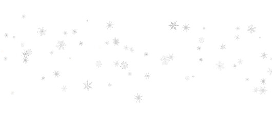 Winter Snow Symphony: Captivating 3D Illustration of Descending Snowflakes for Christmas