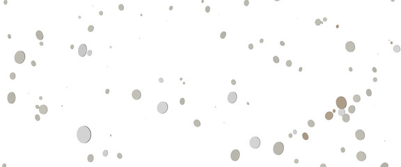 Shower of Elegance: Breathtaking 3D Illustration of Luxurious gold Confetti