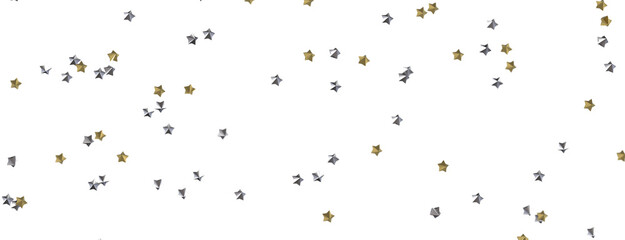 XMAS Stars - stars. Confetti celebration, Falling golden abstract decoration for party, birthday celebrate,