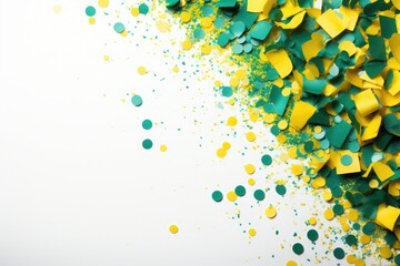Brazilian carnival confetti, Colorful festival festa junina illustration concept design background