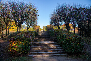 Naklejka premium Tutenberg is a View Point in Hamburg Volkspark