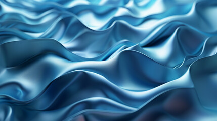 Obraz premium Abstract Surface Wave, 3D Loop-able Illustration. Website background. Copy paste area for texture. 