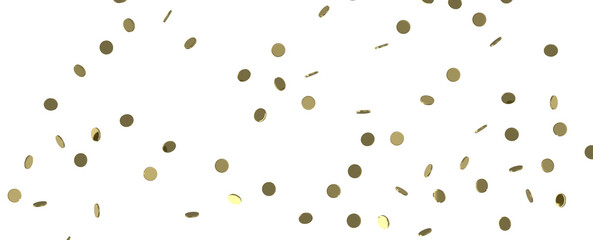 Glittering golden confetti png. Glittering golden