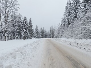 road in winter