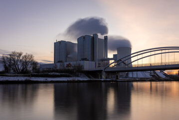 energy plant at the river