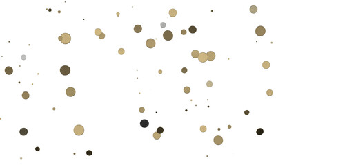 gold  Burst: Astonishing 3D Illustration of Bursting gold Confetti
