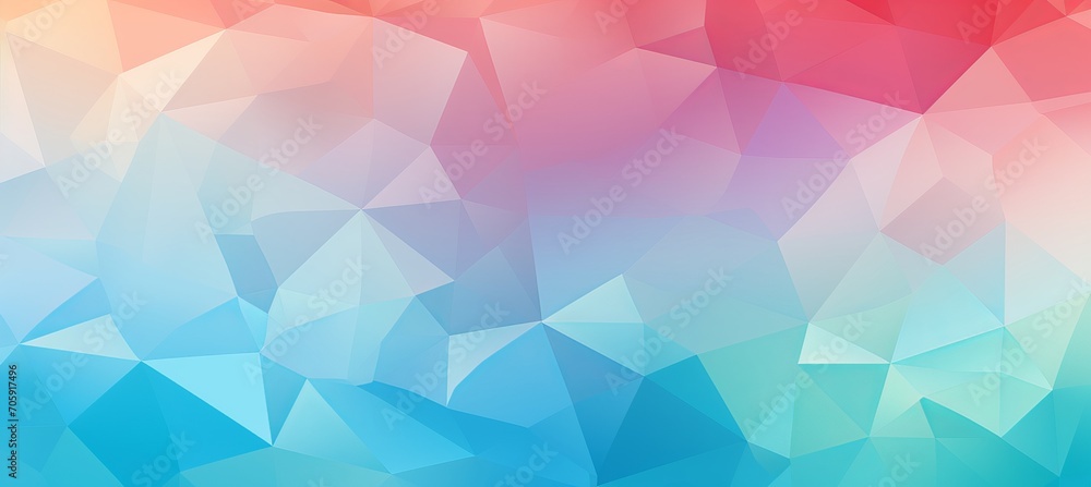 Poster abstract geometric banner with peach fuzz and turquoise color tones for modern projects