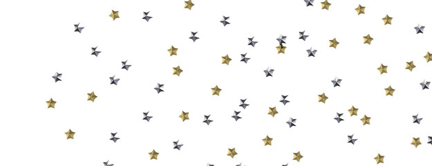 Celestial Downpour: Experience the Marvel of a 3D Gold Stars Rain
