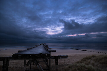 Steetley Pier, Hartlepool, County Durham, UK