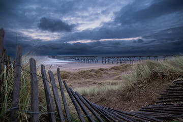 Steetley Pier, Hartlepool, County Durham, UK