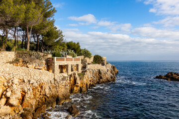 Baie des Milliardaires at Cap d'Antibes, French Riviera, France
