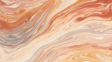 Abstract background of acrylic paint in brown and beige tones.