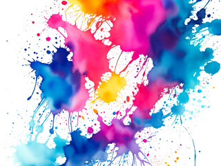 Creative modern style art painting. Colorful artistic design.