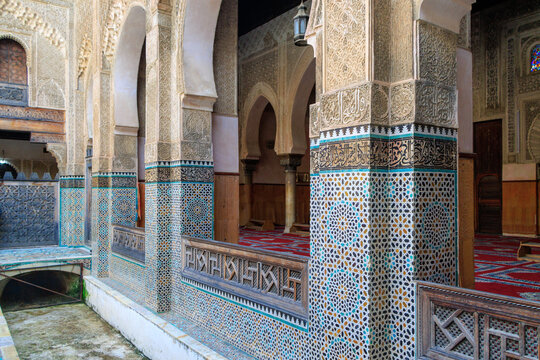The Medersa Bou Inania is a madrasa in Fes, Morocco.
