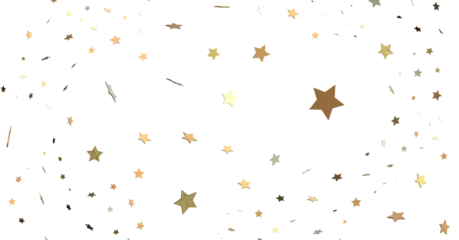 Foto auf Leinwand XMAS Stars - stars background, sparkle lights confetti falling. magic shining Flying christmas stars on night © vegefox.com