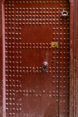 Doors of old medina . Fes. Morocco.